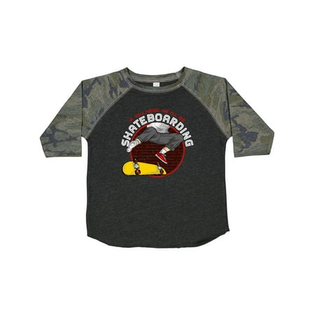 

Inktastic Skateboarding Gift for Skater Gift Toddler Boy Girl T-Shirt