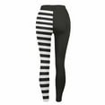 thumbnail image 6 of Guluxicc Women Leggings Stretch Tummy Control High Rise Yoga Pants Striped Halloween Leggings, 6 of 7