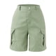 thumbnail image 3 of MKLEKYY Pijama Corto Para Mujer, Pantalones Cortos De Verano, Pantalones Cargo Con Bolsillos De Color Liso, Pantalones Casuales De Cintura Alta, 3 of 4