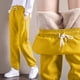 thumbnail image 2 of Pantalones deportivos Harun de mujer con forro de cordero para otoño-invierno, gruesos, holgados, cálidos e informales, 2 of 5