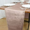 thumbnail image 3 of Efavormart 12" x 107" Mauve Premium Velvet Table Runner For Wedding Party Decor, 3 of 6