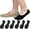 6 Pairs, Black, variant on Mens Truly No Show Socks With Non Slip Grips,Women Cotton Low Cut Socks for Loafer Sneakers Boat Shoes