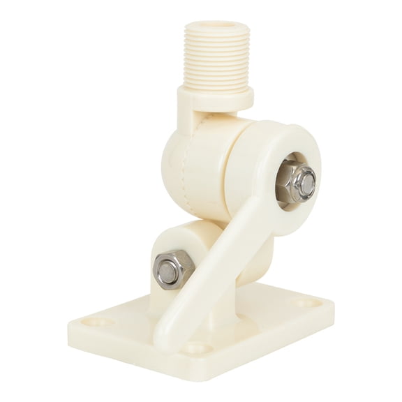 White Water 6506N 4-Way Nylon Dual-Axis Antenna Ratchet Mount 4-Way. Color - Ivory