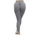 thumbnail image 5 of Plebaso Seamless Yoga Leggings for Women Girls Solid Color Wrinkled Tight Exercises Gym Yoga Pants, 5 of 5