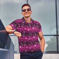 thumbnail image 4 of Balery Snowflakes And Christmas Camisa Polo de Hombre con Estampado, de Manga Corta y Tejido Medio, Camisa Tipo Golf Polo-XX-Large, 4 of 6