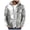Grey, variant on Vedolay Parka Jacket Men Solid Color Causal Winter Warm Thicken Overcoat Black,L