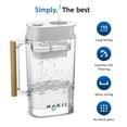 thumbnail image 4 of Jarra con filtro de agua: larga duración, 150 galones, tecnología suprema de filtración y purificación rápida, elimina cloro, metales para agua potable de sabor limpio, certificado WQA,, 4 of 5