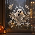 thumbnail image 3 of Clearance! Ghost Break - Through Halloween Window Stickers,Removable Spooky Glass Clings,Witch Pumpkin Ghost Decals For Holiday Home Window Decor,11.81in, 3 of 6