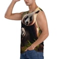 thumbnail image 3 of Fotbe Men's Forest Panda Print Men's Sleeveless Muscle Tank Tops Casual T-Shirts for Gym Workout Beach-Large, 3 of 8