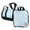 Early Fog, variant on Classic Round Duffel with Utility Pouch, Heavy-Duty, Water-Resistant Packable Gear Bag for Jobsite, Gym, and Travel