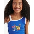 thumbnail image 3 of Justice X Spongebob Americana Collab Girls One Shoulder Tank, Sizes XS - XLP, 3 of 8