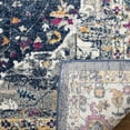 thumbnail image 5 of SAFAVIEH Evoke Westley Bordered Area Rug, Navy/Gray, 6'7" x 6'7" Square, 5 of 9