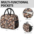 thumbnail image 6 of Womens Pioneer Flower Floral Print Pattern Lunch Box for Work,Insulated Lunch Bag for Women,Loncheras Para Mujer,Leakproof Adult Lunch Bag for Work,Beach,Travel,Picnic,Camping, 6 of 6