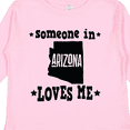 thumbnail image 4 of Inktastic Arizona Someone Loves Me Boys or Girls Long Sleeve Toddler T-Shirt, 4 of 5