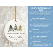 Twins First Christmas Personalized Twins Ornament, Babys First Christmas Keepsake (Boy/Girl Options)