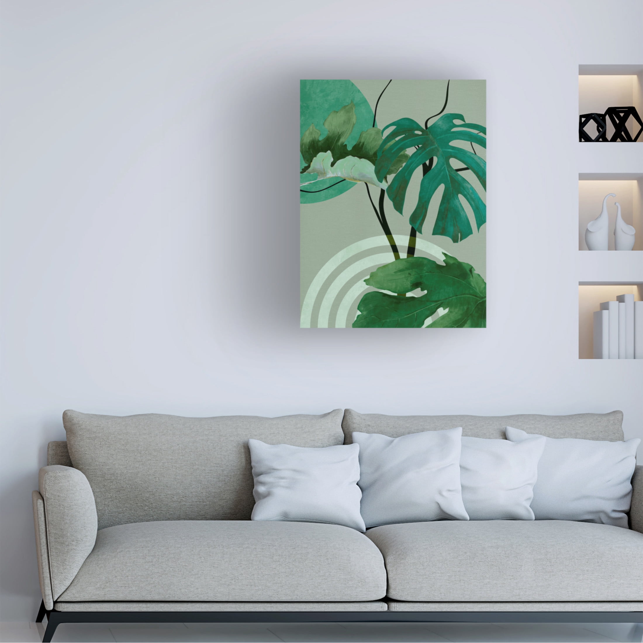 Trademark Fine Art Ana Rut Bre Leaves More 12 Canvas Wall Art