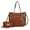 Cognac Beige, variant on MKF Collection Lina Women's Tete Bag & Wallet Set,Vegan Leather Shoulder Bag Handbag Purse Set by Mia K. - Baby Blue