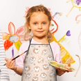 thumbnail image 3 of Shibainu and Love Kids Aprons for Girls and Boys,Adjustable Neck Strap Toddler Aprons for Kids Cooking Baking, 3 of 7