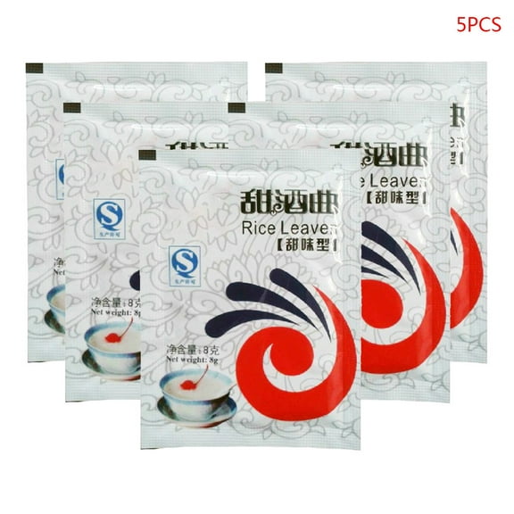 Yoetaun 5 Packs Chinese Sweet Rice Wine Fermentation Starter Leaven Powder Making Home