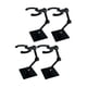 thumbnail image 3 of Soporte para figuras de muñecas, 4 unidades, ángulo ajustable, base resistente para modelos 4 piezas negro 4x4 cm, 3 of 8