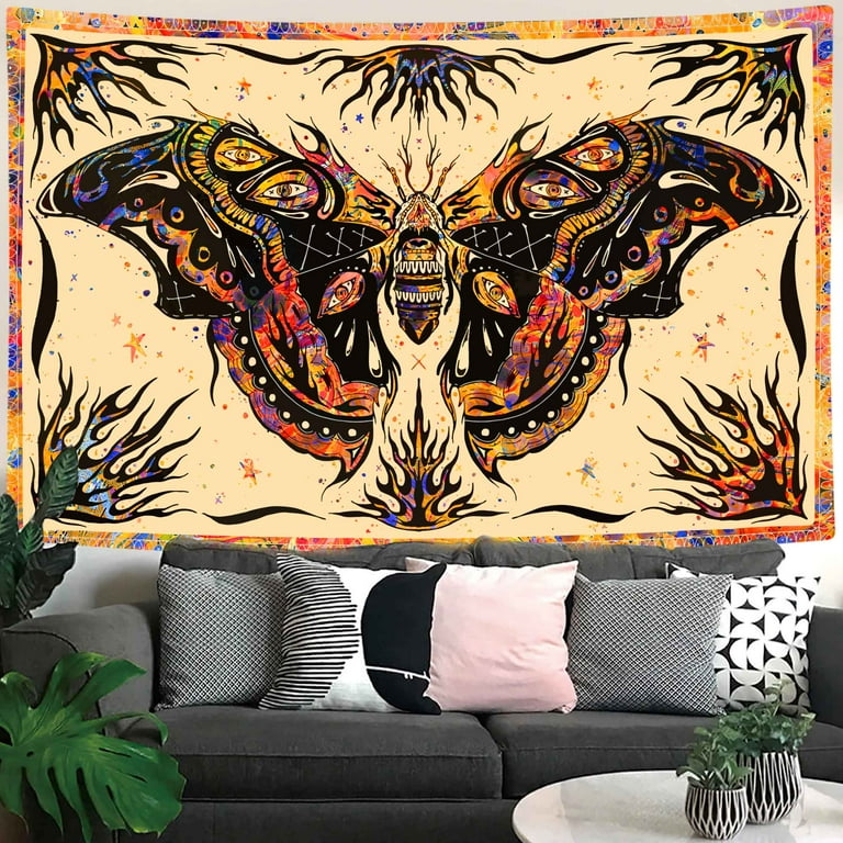 Butterfly Tapestry Boho Tapestry for Bedroom Aesthetic Cool Hippie Small Tapestries for Living Room Dorm Decor 60X40 Inches Walmart