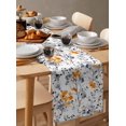 thumbnail image 2 of Table Runner Autumn Leaves Table Decoration for Kitchen Dinning Abstract Art Table Decoration for Indoor Outdoor Party Wedding Decor 13x90inch, 2 of 7