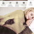 thumbnail image 3 of ONETECH Opossum and Roses Ultra-Soft Micro Blanket Soft Comfortable Throw Blanket Warm Cozy Plush Blanket Lightweight Durable Fuzzy Blankets for Couch Bed Living Room Camping, 3 of 6