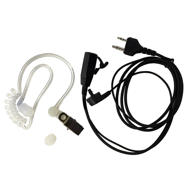 Sidaley Acoustic Tube Professional Headset Radio Models Hotels Earpiece Warehouses Environments Earphones Restaurants Nightclubs Cables de audio/vídeo