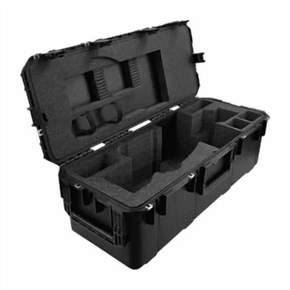 SKB iSeries Black Crossbow Case, Injection Molded, Waterproof, Dustproof, Custom Foam, Wheels, Trigger Latch (3i3613-12-07)