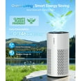 thumbnail image 7 of Purifier for Large Room to 1500 Sq Ft with True HEPA Filter, 20dB Sleep Mode, 360 ° Airflow, White, 7 of 7