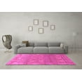 thumbnail image 3 of Ahgly Company Indoor Rectangle Abstract Pink Modern Area Rugs, 8' x 10', 3 of 4
