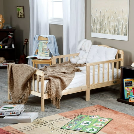 The Orbelle Contemporary Solid Wood Toddler Bed - Natural