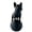 Black, variant on jiaroswwei Standing on Ball Bulldog Figurine 3D Printed Black White Dog Statue Sculpture Home Office Desktop Decoration Ornament