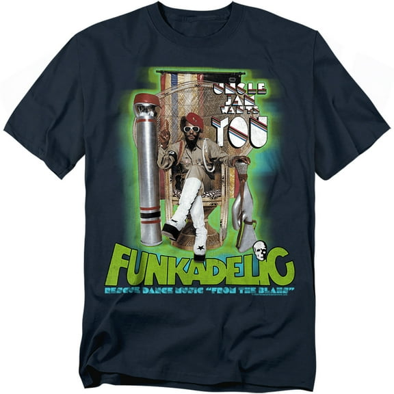 George Clinton T-Shirt Uncle Jam Unisex Graphic Tee for Men & Women