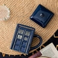 thumbnail image 4 of Doctor Who Tardis Mug Coffee Tea Cup Police Box Ceramic Mug With Lid Cover Birthday Gift, 4 of 5
