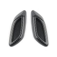 thumbnail image 1 of 2Pcs Carbon Fiber Car Hood Frame Decorative Stickers Fender Air Outlet Side Mark Universal Decorative Cover, 1 of 6