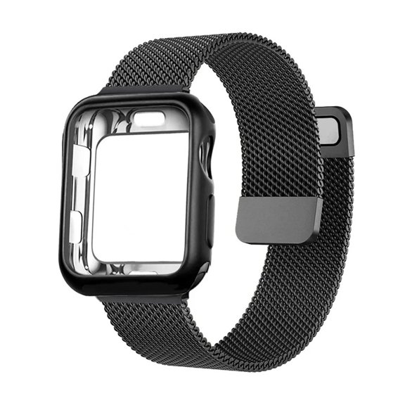 RoseOcean Milanese Case Strap for Apple Watch Band 9 8 7 6 SE 5 4 49MM 45 41mm 40mm 44mm 42mm Watchband For Iwatch Series 10 Correa 46mm