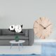 thumbnail image 2 of Reloj de pared,Reloj de pared de panda,decoración para el hogar,lindo y creativo.,Reloj de pared redondo,Reloj de pared de madera maciza para la decoración del salón,Reloj de pared de madera, 2 of 8