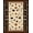 Black White Tan, Pattern 3, variant on ODIKA Cow Spotted Print Southwestern Aztec Fabric Cattle Skin Cowprint Foldable Easy Care for Queen Size Bedroom, Under Bed, Master Suite