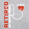 thumbnail image 3 of CafePress - Retired Nurse Heart Women's Baseball T Shirt - Womens Baseball Tee, 3 of 4