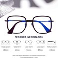 thumbnail image 3 of Gafas anti-azules personalizadas para tiro callejero de moda, hechas de PC y metal, 3 of 6