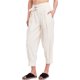 thumbnail image 1 of Free People - Pantalones informales con doble hebilla para mujer, color blanco roto, 12, 1 of 1