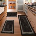thumbnail image 2 of Floral Kitchen Rugs Sets of 3, Non Slip Kitchen Rugs and Mats Washable Farmhouse Kitchen Rugs Floral Kitchen Floor Mat Carpet Runner Rugs for Hallway Laundry Room, 2 of 12