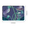 thumbnail image 3 of XMXT Non-Slip Polyester Bathroom Rugs Kitchen Door Mat, Purple Watercolor Flower Machine Washable Bath Mats Rug for Kitchen Shower Bathtub Decor, 15.7 x 23.6 inches, 3 of 9