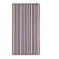 thumbnail image 1 of Cotton Stripe Textured (set of 2) Oversized Beach Towel - Red by Blue Nile Mills, 1 of 3