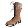thumbnail image 2 of Bottes Mi-Hautes d'Hiver Durables Imperméables pour Femmes Chaudes Neige Mollet Extérieur, 2 of 6