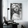 thumbnail image 3 of Actresses from Idaho Lana Turner Black And White Sexy Poster Room Aesthetic Poster Print Art Wall Painting Canvas Posters Gifts Modern Bedroom Decor 20x30inch(50x75cm), 3 of 6