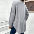 thumbnail image 5 of Bixock Tops for Pregnant Women,Basic Tops for Pregnant Women,Pregnant Women's Knitted Front Button Cardigan with Off Shoulder Sleeves Knitted Sweater Loose Coat, 5 of 5