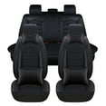 thumbnail image 2 of Maidao Car Seat Covers Leather Full Set for Mazda for Mazda5 2004-2010 5 Seats with Headrest Waterproof Front Rear Cushion Protector Black, 2 of 9