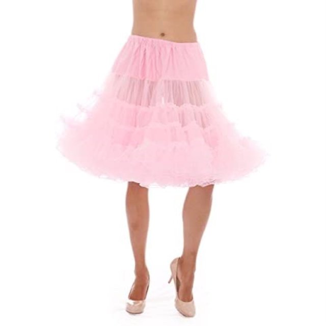 Malco Modes Edie Dance Enagua Pettiskirt Enagua Tutu Crinolina (Rosa claro, X-Large) Malco Modes 592-PI-XL